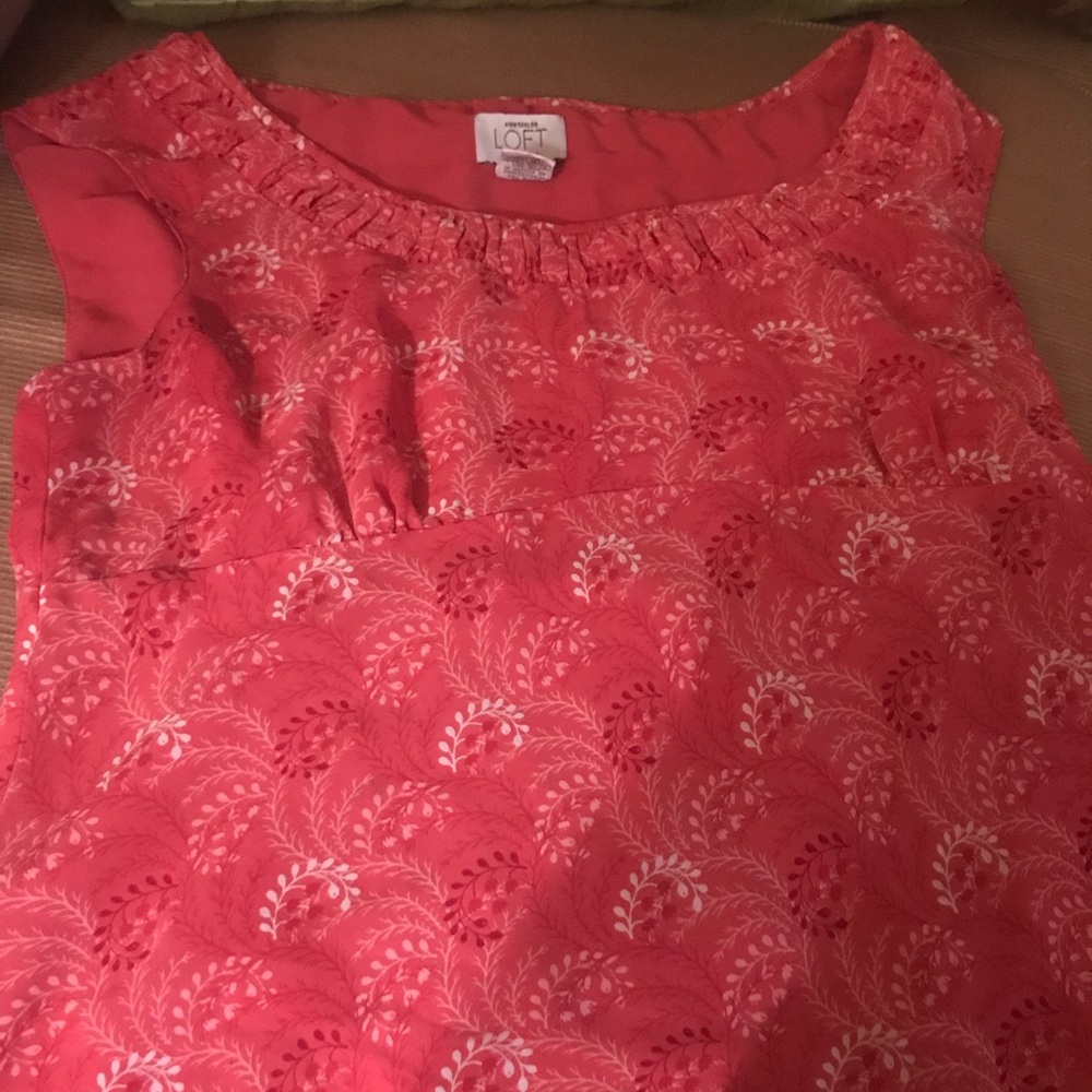 Anne Taylor loft dressy tank top